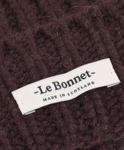 Alternative view of Le Bonnet Logo Beanie lammeull/angora - Espresso