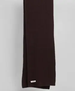 Le Bonnet Skjerf lammeull/angora - Espresso