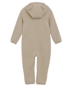 Alternative view of HUTTEliHUT basic ullfleecedress mini med små ører camel melange