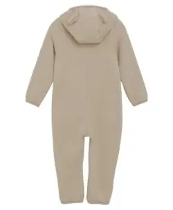 Alternative view of HUTTEliHUT basic ullfleecedress mini med små ører camel melange