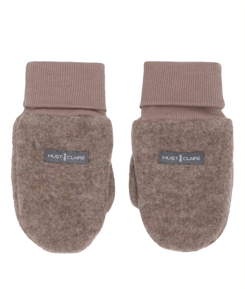 Hust&Claire ullfleece votter Deer Melange