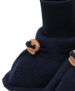 Alternative view of Hust&Claire ullfleece babytøfler More Navy