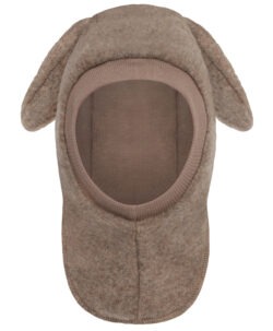Alternative view of Hust&Claire foret ullfleece balaclava med søte ører Deer Melange