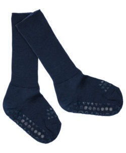 GoBabyGo antiskli sokker i merinoull Midnight Blue