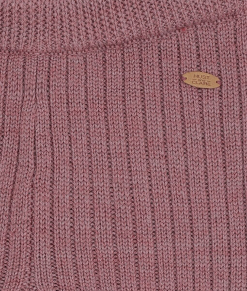 Hust&Claire bukse ribb i ull Pale Mauve - Image 2