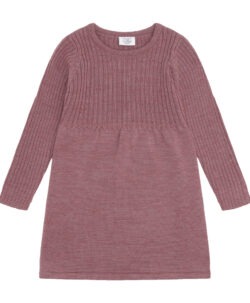 Hust&Claire kjole i ribb ull Pale Mauve