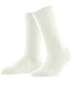 FALKE Brick Wall Women sokker alpakka Off-White