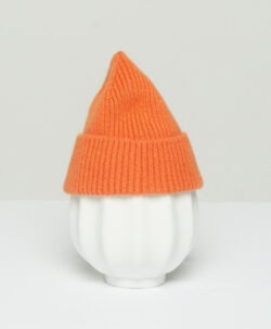 Le Petit Bonnet Beanie 1-3 år i lammeull/angora - Flame