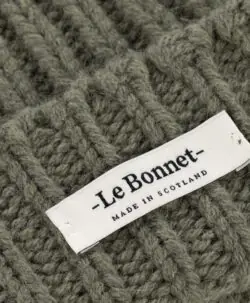 Alternative view of Le Bonnet Logo Beanie lammeull/angora - Croco