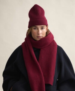 Le Bonnet Beanie lammeull/angora - Wine