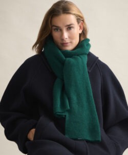 Le Bonnet Skjerf lammeull/angora - Moss