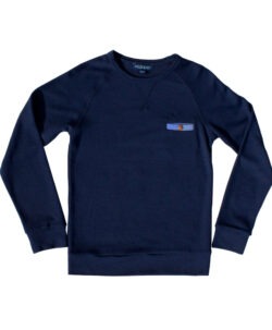 Vilje & Ve Magne genser ull/bambusviskose Midnight Navy