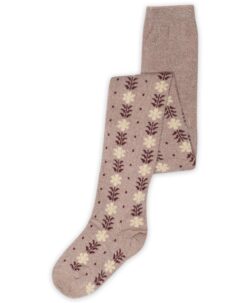 Utrolig søt strømpebukse i glitter fra mp Denmark med blomstermønster. Laget av 50% ull, 28% polyester, 18% polyamid og 4% elastan. Danske mp er kjent for sitt design, gode passform og kvalitet. Vaskes på ullprogram i vaskemaskinen med vaskemiddel for ull/silke. Sertifisert med Standard 100 fra OEKO-TEX®. 