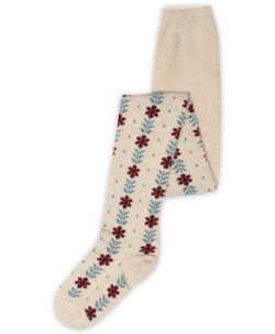 Utrolig søt strømpebukse i glitter fra mp Denmark med blomstermønster. Laget av 50% ull, 28% polyester, 18% polyamid og 4% elastan. Danske mp er kjent for sitt design, gode passform og kvalitet. Vaskes på ullprogram i vaskemaskinen med vaskemiddel for ull/silke. Sertifisert med Standard 100 fra OEKO-TEX®.