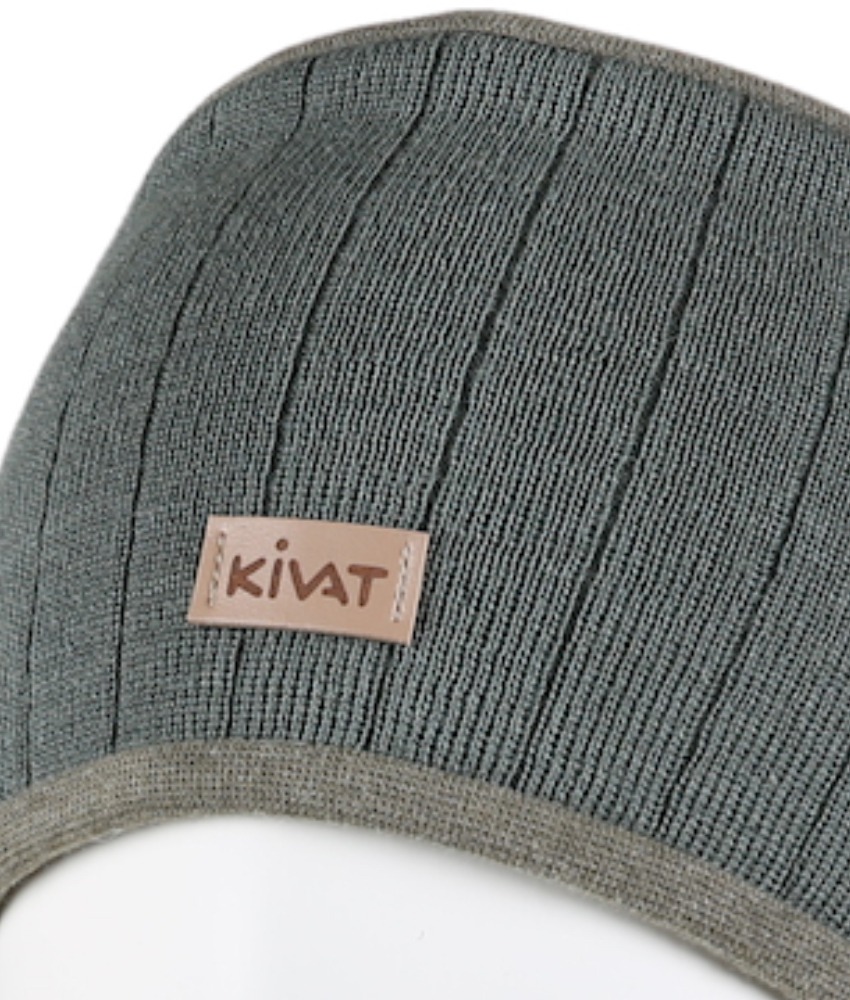 KIVAT pannebånd ribb med vindstopper Mosegrønn - Image 2