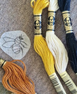 My Visible Mend Broderisett Humler