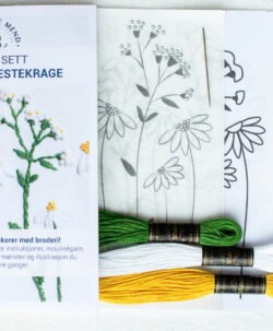 My Visible Mend Broderisett Ryllik og Prestekrage