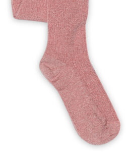 MP Denmark Celeste ribb strømpebukse glitter Vintage Rose nærbilde