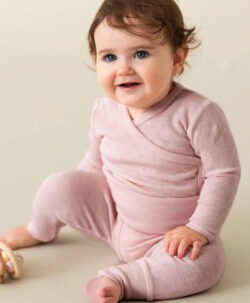 Lillelam body og bukse July himmelrosa