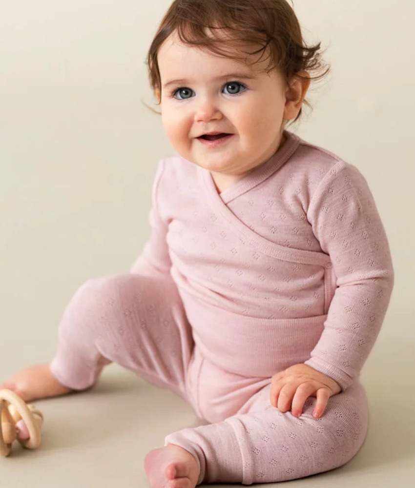 Lillelam body og bukse July himmelrosa