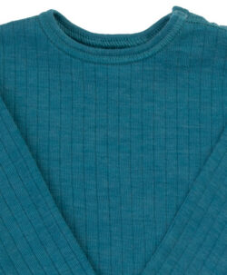 Joha body ribb merinoull Turquoise