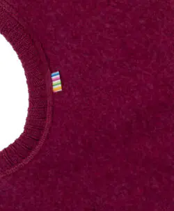 Joha ullfleece balaclava lue 100% soft merino Wine Melange