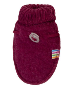 Joha ullfleece votter 100% soft merino Wine Melange