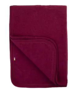 Joha ullfleece babyteppe 100% soft merino Wine Melange