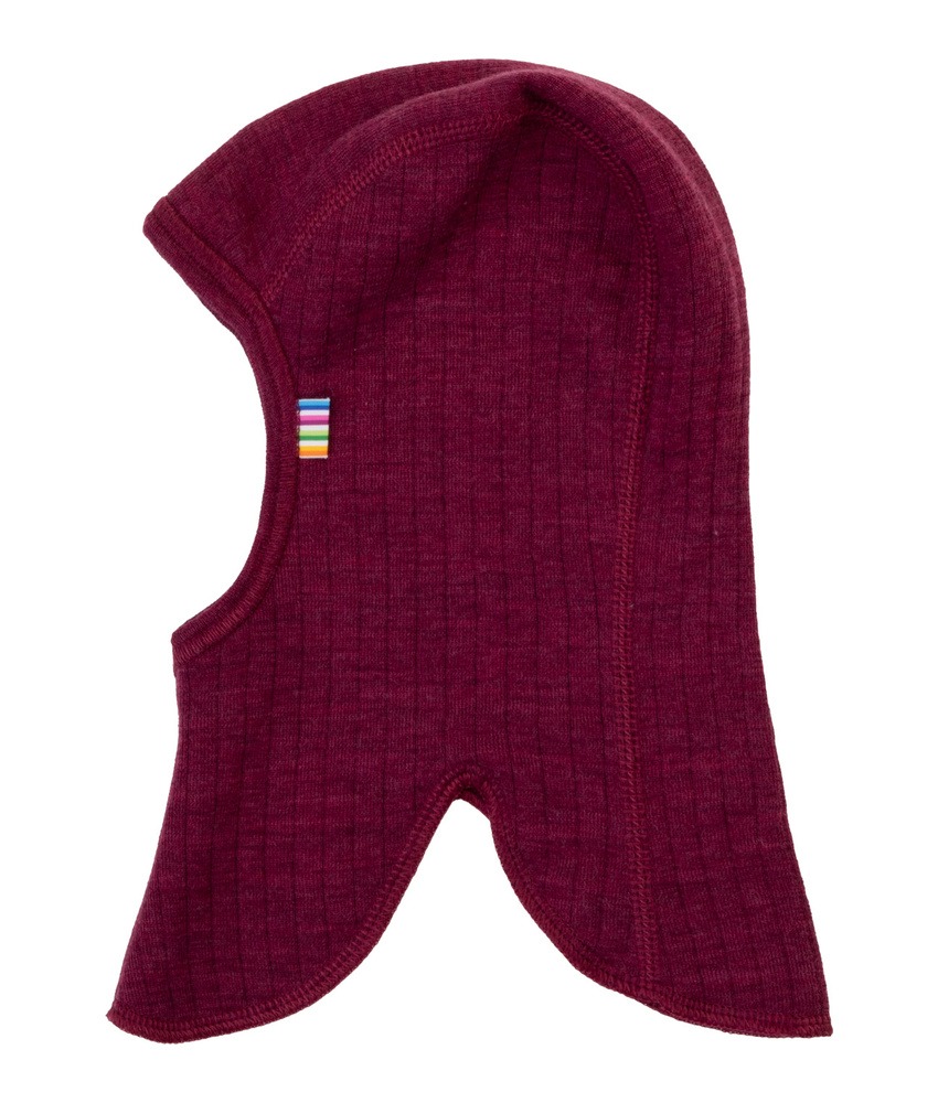Joha balaclava dobbelt lag ull Wine Melange